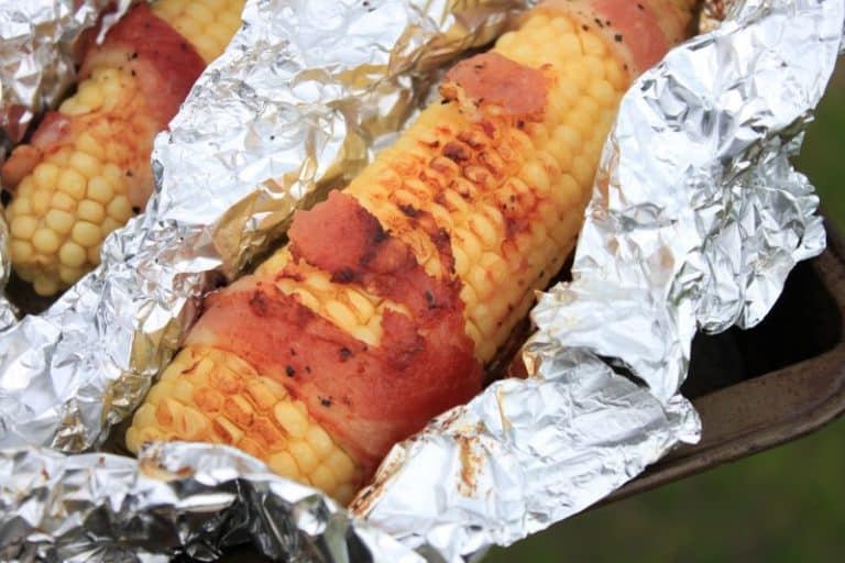 BBQ Bacon-Wrapped Corn