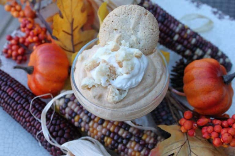 Pumpkin Mousse with Amaretti Cookies