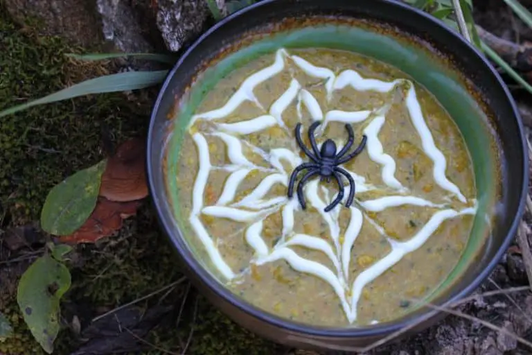 Spooky Spider Web Soup