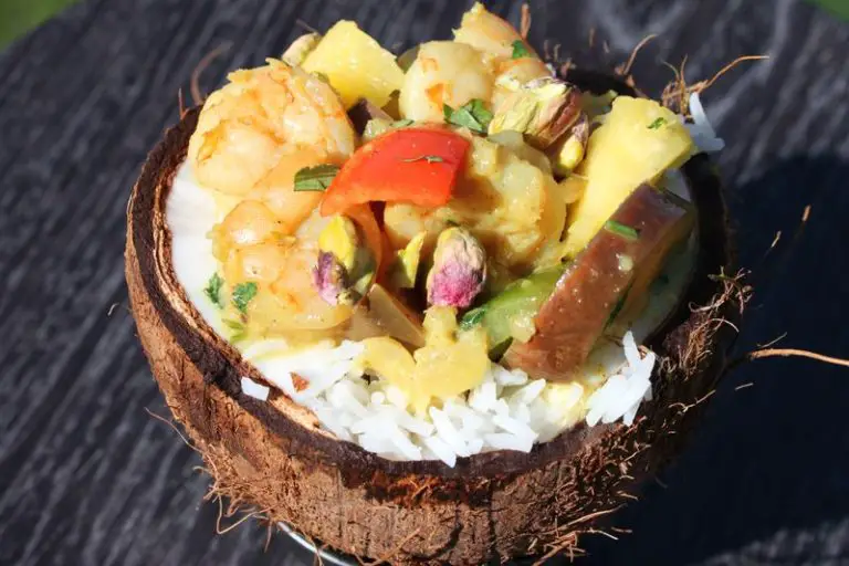 Coconut Curry Shrimp Bowl
