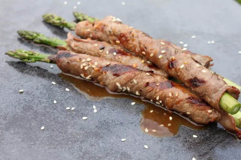 Korean Beef-Wrapped Asparagus