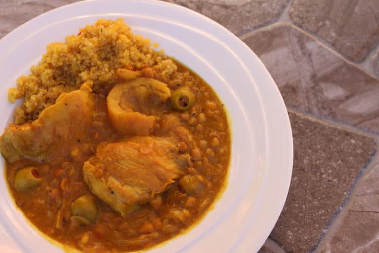 Moroccan Lemon Chicken Stew