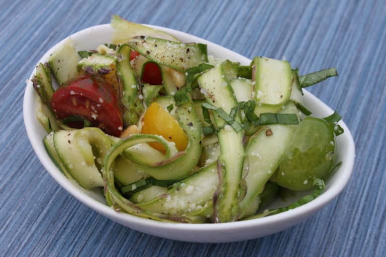 Fresh Asparagus & Tomato-Basil Salad