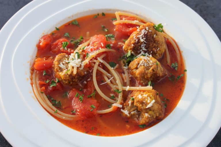 Spanish Albondigas (Meatball) Soup