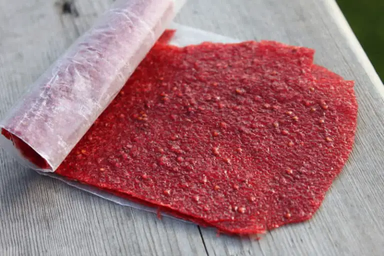 Homemade Strawberry Fruit Leather