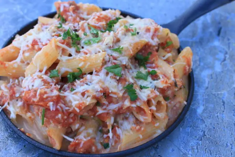 Baked Penne with Meatless Rosé Sauce