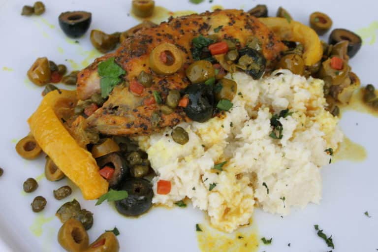 Moroccan Chicken with Olives and Capers (Pressure Cooker)