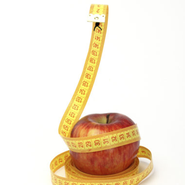 Apple with Measuring Tape
