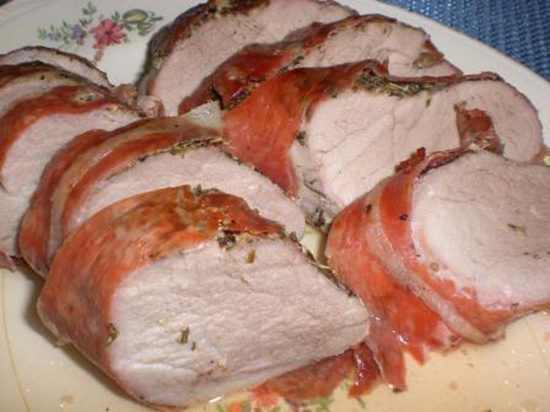 Bacon Wrapped Pork Roast1a