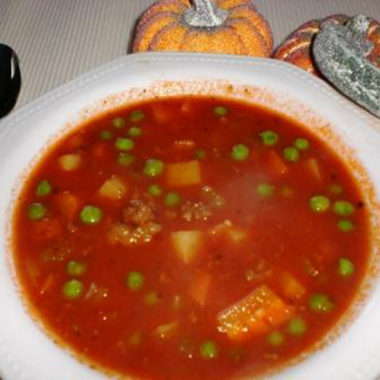 Beef Soup with vegetables