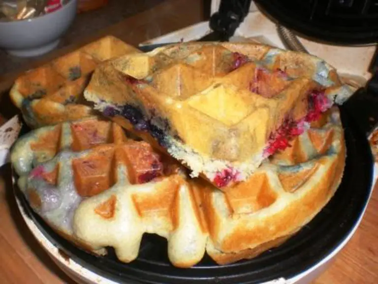 Waffles with Mixed Berries