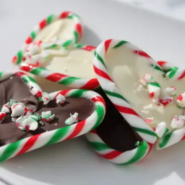 Candy Cane Chocolate Hearts1