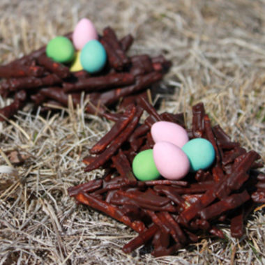 Chocolate Pretzel Nests1