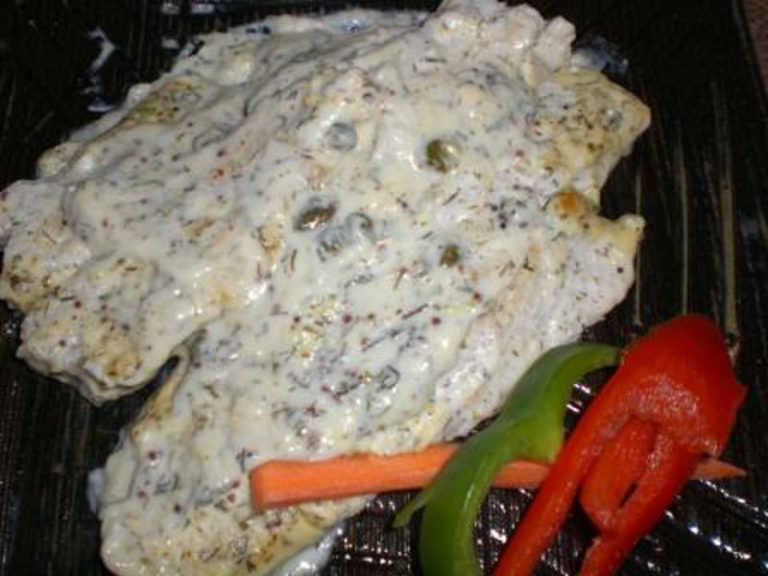 Red Snapper in Creamy Dill Sauce