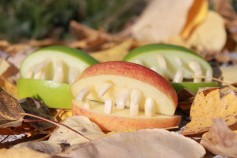 Creepy Apple Bites