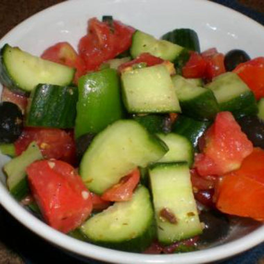 Fresh Tomato and Cucumber Salad