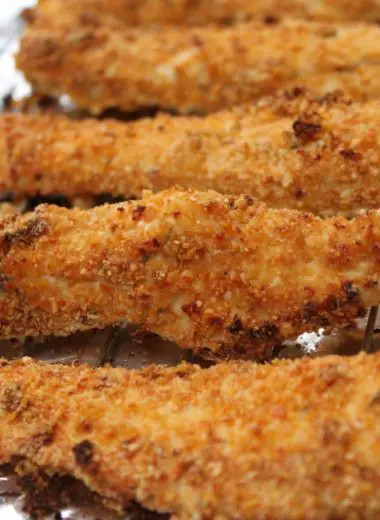 Parmesan-Crusted Chicken Strips1