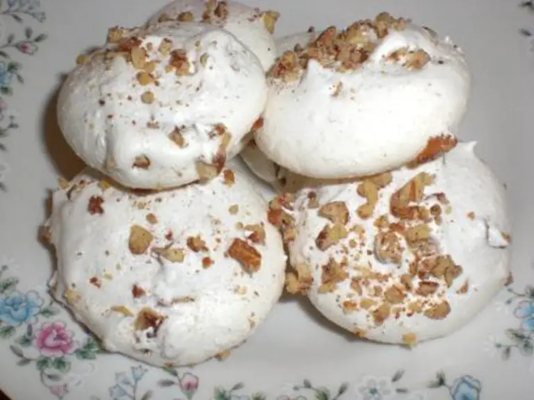 Pecan Meringue Cookies