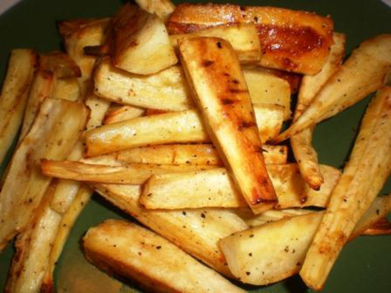 Spicy Roasted Parsnips