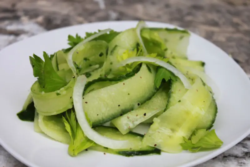 Shaved Cucumber Salad1