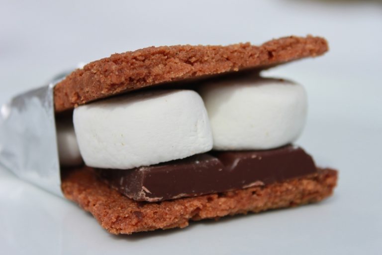 S’mores with Homemade Graham Squares