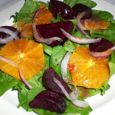 Spinach and Beet Salad