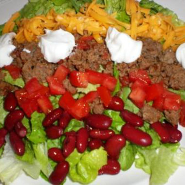 Taco Salad with Russian Dressing