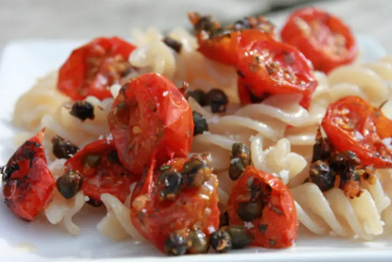 Oven-Roasted Tomato & Caper Pasta