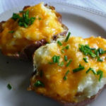 Twice Baked Potatoes with Cheddar2