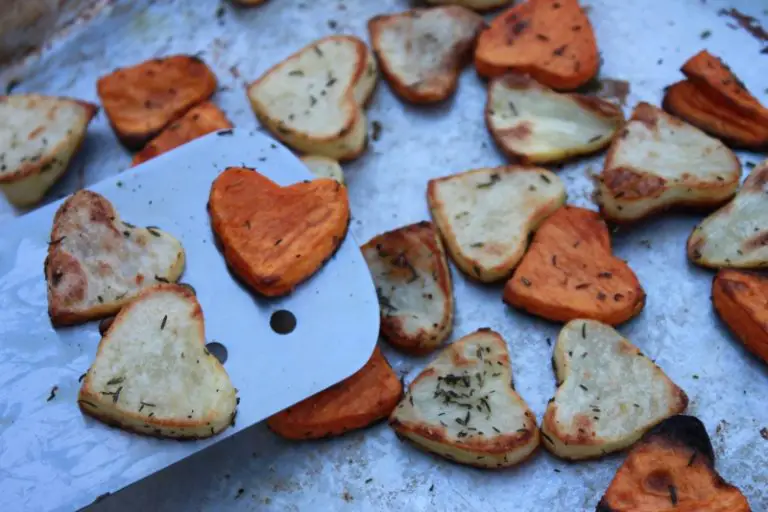 Heart-Shaped Roasted Root Vegetable Medley