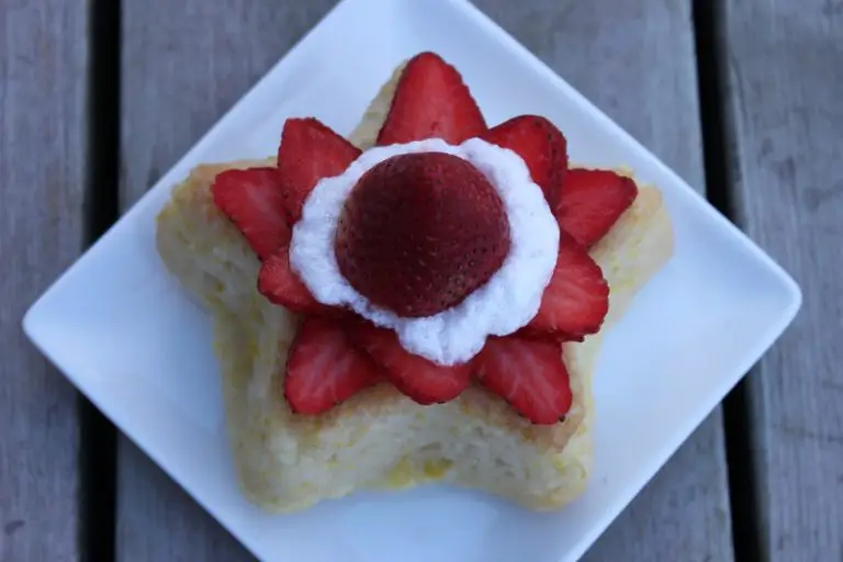 Lemon Glazed Strawberry Shortcake