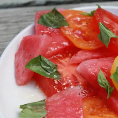 Watermelon Tomatoe Salad