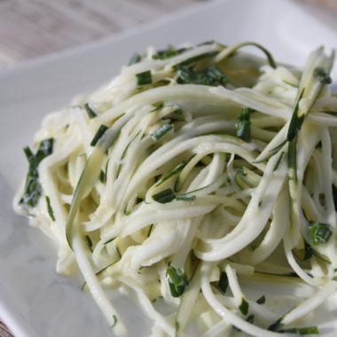 Zucchini Spaghetti Chive1