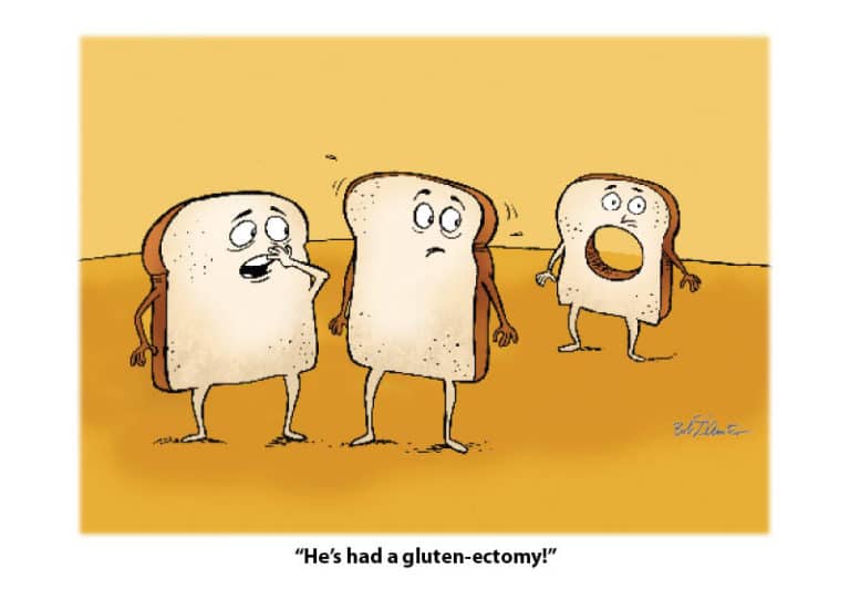 Gluten Free Club Cartoon – Gluten-Ectomy
